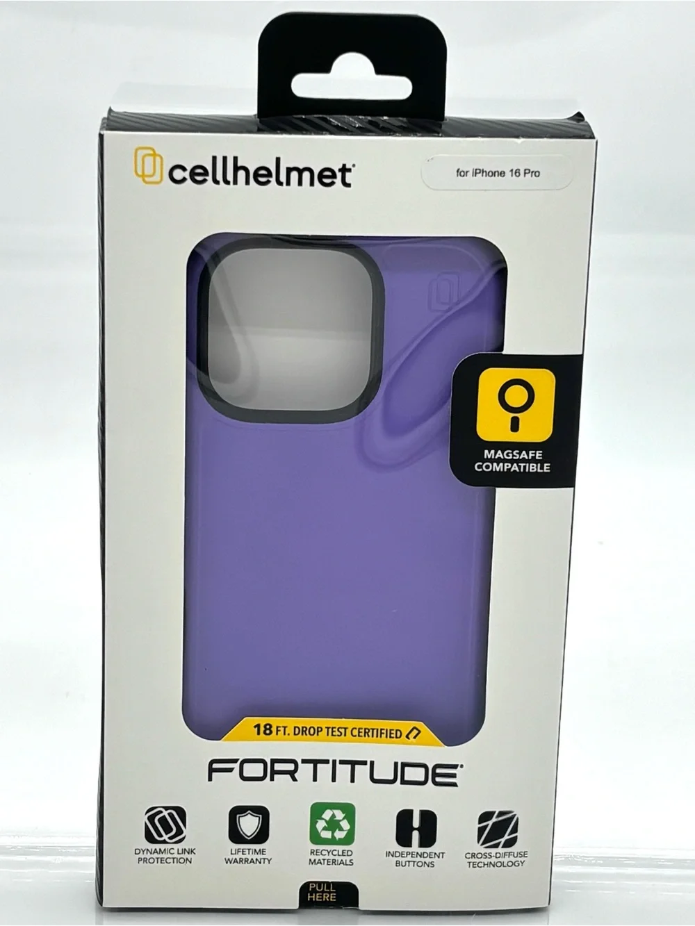 iPhone 16 Pro Case MagSafe Purple 18 Ft Drop Protection Shockproof Protective
